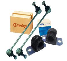 2 bieleta 2 buchas estabilizadora new fiesta hatch novo ka +