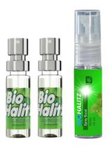 2 Bio Hálitz Spray E 1 Bio Halitz Sabor Menta 15ml - Natuflores