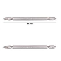 2 Bits Ponteira Parafusadeira Furadeira Ph2 Dupla Cr-V 65Mm