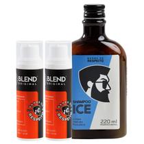 2 Blend Barba De Respeito 30ml + Shampoo Ice 2 Blend Barba De Respeito 30ml + Shampoo Ice