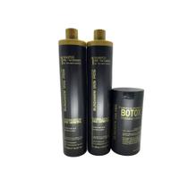2 Blindagem Plastica Dos Fios Shampoo Anti-resíduos Passo 1+ Botox 3x1000ml