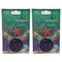 2 Bloco Caixa Acoplada Marine Detergente Vaso Sanitário Tablete Aroma 45g da Senalândia - Envio Já 2 Bloco Caixa Acoplada Marine Detergente Vaso Sanitário Tablete Aroma 45g da Senalândia - Envio Já