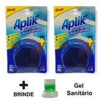 2 Bloco Caixa Acoplada Vaso Sanitário Detergente Sanitário Até 300 Descargas 50g da Aplik - Envio Já