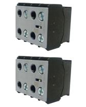 2 Bloco Contato Auxiliar Frontal 2NF BFC025-02 Weg 2 Bloco Contato Auxiliar Frontal 2NF BFC025-02 Weg