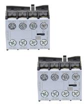 2 Bloco de Contato Auxiliar AZ Para Mini Contator CWCA0 Frontal 4NA BFCA-40 Weg