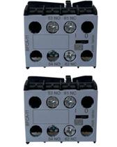 2 Bloco de Contato Auxiliar Frontal Para Mini Contator 1NA+1NF BFCA-11 Weg