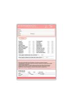 2 Blocos Ficha De Anamnese Micropigmentação Cores