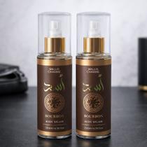2 Body Splash Árabe Bourbon Masculi 200ml Bello Charme Forte