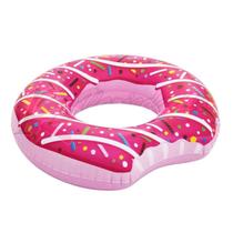 2 Boia Donut Redonda Rosa Inflavel Para Piscina E Praia Mor