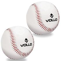 2 Bolas de Baseball com Miolo de Cortica e Borracha Vollo Sports