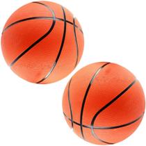 2 Bolas De Basquete Indoor e Outdoor Laranja Tamanho Padrão