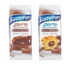 2 Bolinho de Baunilha/Chocolate Recheado 12 un 40g Suavipan 2 Bolinho de Baunilha/Chocolate Recheado 12 un 40g Suavipan