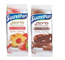 2 Bolinho de Baunilha/Chocolate Recheado 12 un 40g Suavipan