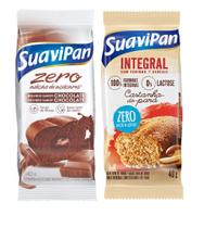 2 Bolinho de Chocolate/Castanha Recheado 12 un 40g Suavipan