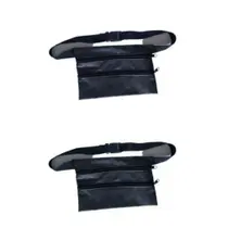 2 Bolsas Pochete Porta Dinheiro Documentos Cartão Celular Doleira Anti-furto