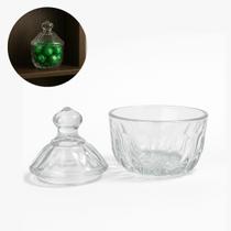 2 Bomboniere Potiche de Vidro Cristal Decoração Mesa 200ml 2 Bomboniere Potiche de Vidro Cristal Decoração Mesa 200ml