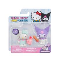 2 Bonecas Kuromi e Hello Kitty - Hello Kitty e Amigos - Sunny Brinquedos