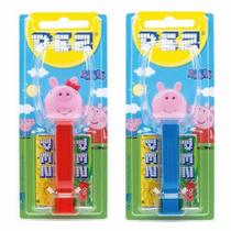 2 boneco pez dispenser para balas peppa pig peppa + george