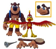 2 Bonecos Banjo Kazooie - Action Figures Premium
