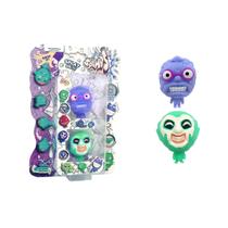 2 Bonecos Homem Lilás e Palhaço Verde - Splats Head Mini