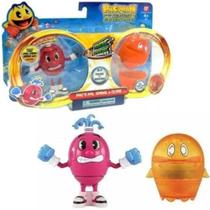 2 Bonecos Pac Man Spinners Pacs Pal Spiral E Clyde- Sunny 2 Bonecos Pac Man Spinners Pacs Pal Spiral E Clyde- Sunny