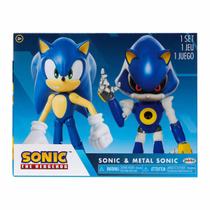 2 Bonecos Sonic e Metal Sonic com Acessórios - Sonic - Sunny Brinquedos