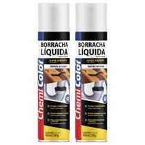 2 Borracha Líquida Spray Protege Impermeabiliza 400ml Cores
