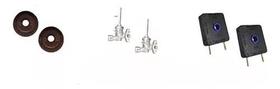 2 Borrachas,registros Ramal E Interruptores Cooktop Fischer