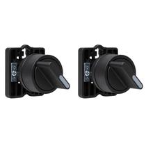 2 Botão Comutador 0-1 Manopla Curta Steck SLMB8D0