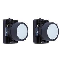 2 Botão De Comando Steck SLPRN5 Branco Para Automação IP40 2 Botão De Comando Steck SLPRN5 Branco Para Automação IP40
