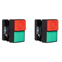 2 Botão Pulsador Duplo Steck SLPDLNANF 1NA/NF Max Botton