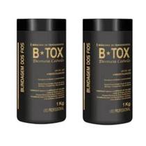2 Botox Blindagem dos Fios Alisamento e Redutor de Volume Capilar 1Kg