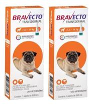 2 Bravecto Cães Transdermal Antipulgas Carrapato 4,5 Á 10kg