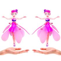 2 Brinquedos Bonecas Fadas Drone Fadinha Voadora Recarregável Usb