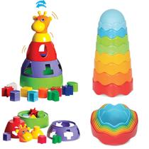 2 Brinquedos Para Bebes Menino E Menina Educativo Pedagógico - Mercotoys