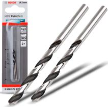 2 Broca Aço Rápido Para Metal 2.0mm Profissional