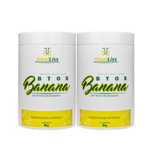 2 Btox Extrato de Banana Sem Formol - Anti-Frizz 2 Btox Extrato de Banana Sem Formol - Anti-Frizz