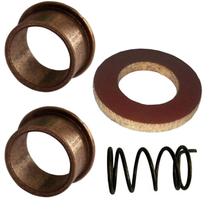 2 Bucha De Bronze Eixo + Arruela Mola Motor Portão Dz Nano Atto Dz3 Dz4 Rossi