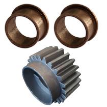 2 Bucha De Bronze Eixo Motor + Engrenagem Interna M2 22 Dentes Rossi 2 Bucha De Bronze Eixo Motor + Engrenagem Interna M2 22 Dentes Rossi