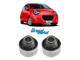 2 Bucha Maior Bandeja Balança Dianteira Leque Geely Gc2