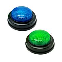 2 Buzzers Gelabur para Jogos de Perguntas e Respostas - Ideal para Sala de Aula