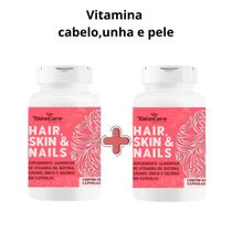 2 Cabelo unha e Pele 60 Cápsulas 1.000 Mg Take Care
