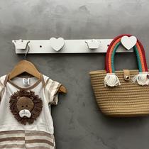 2 Cabideiros parede decoração Coroa Coração princesa 2CCoCa