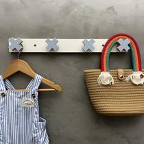 2 Cabideiros parede decoração Cruzeta X quarto infantil 2CCr