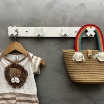 2 Cabideiros parede decoração Cruzeta X quarto infantil 2CCr