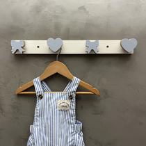 2 Cabideiros parede decoração Laço e Coração cabide 2CLaCa