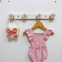 2 Cabideiros parede infantil suporte gancho roupas decoração