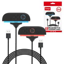 2 Cabos Carregamento Magnético Rápido Para Nintendo Switch 2 Joy-con Carregador USB 2 Cabos Carregamento Magnético Rápido Para Nintendo Switch 2 Joy-con Carregador USB