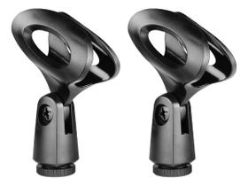 2 Cachimbos Suporte Resistente Para Microfones Lc02 Luminos