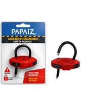 2 Cadeado Com Cabo Flexivel Node Vermelho